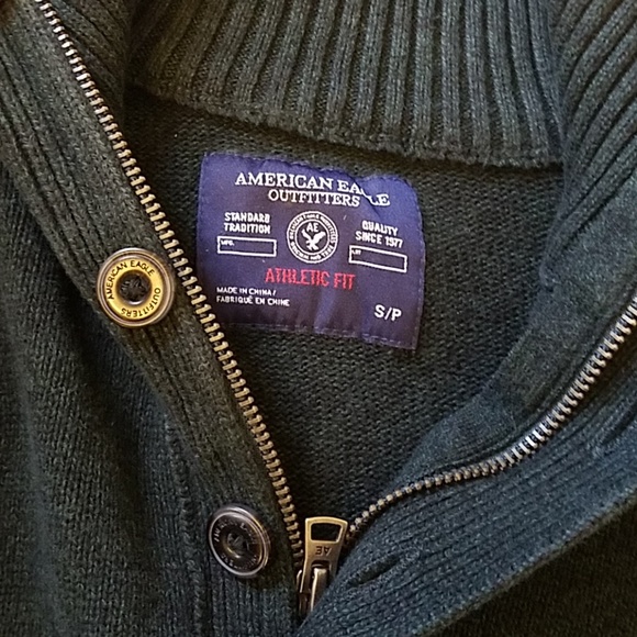 NWOT AMERICAN EAGLE MEN’S ATHLETIC PULLOVER Sz S/P - Picture 6 of 8